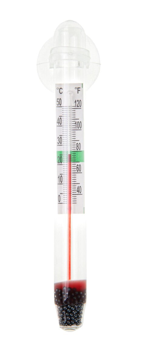 Aquarium Thermometer mit Saugnapf - Glas